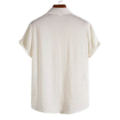Brannik Playa Off White Short Sleeve Shirt