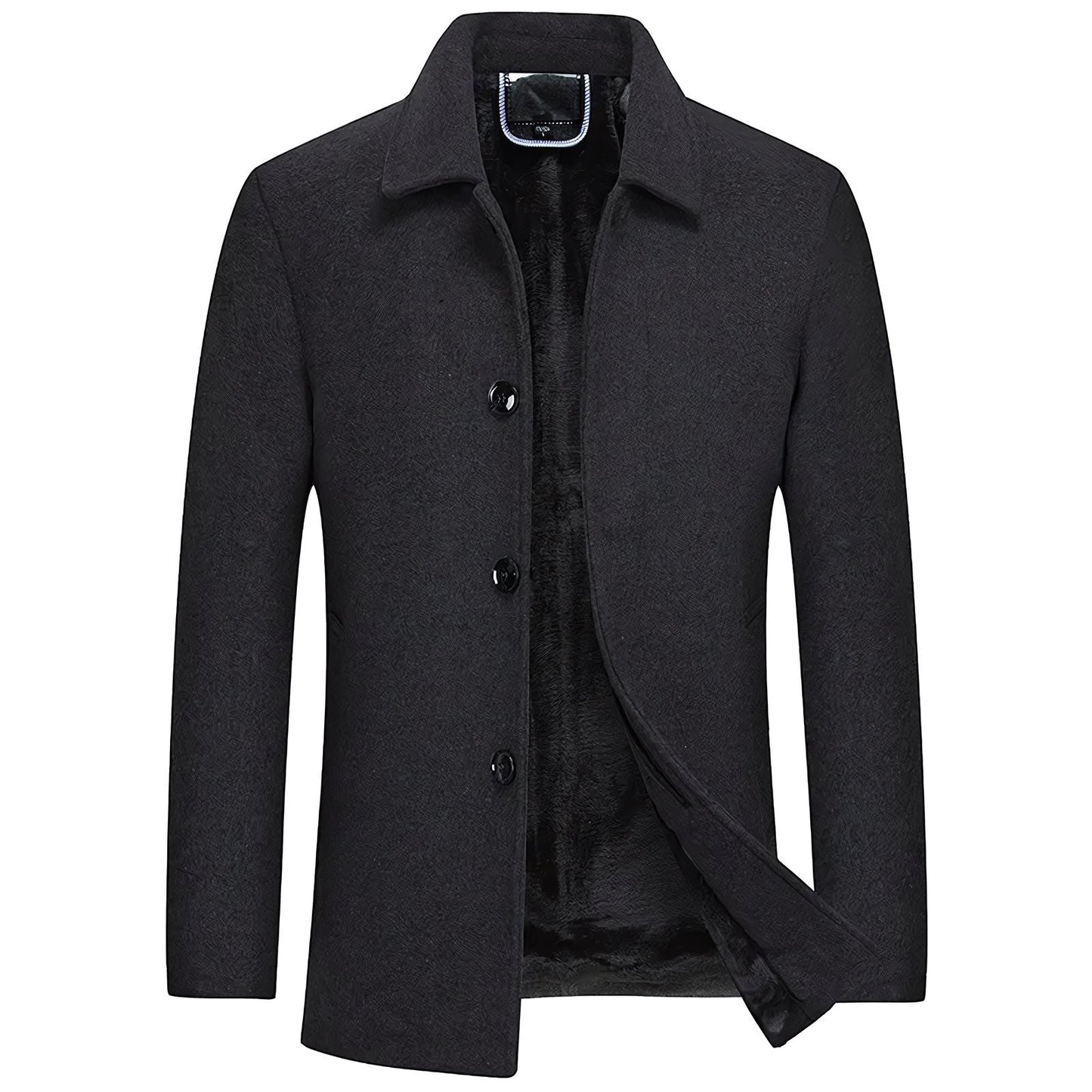 Brannik Denmark Short Wool Overcoat