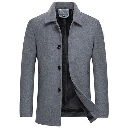 Brannik Denmark Short Wool Overcoat