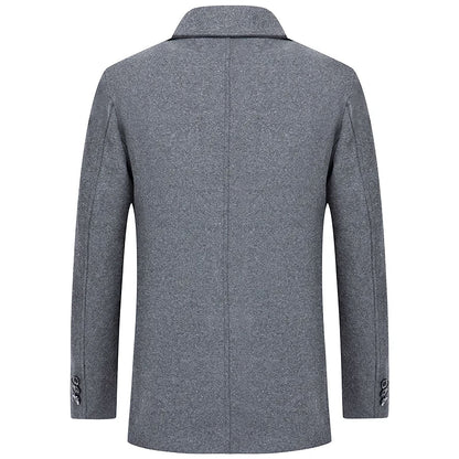 Brannik Denmark Short Wool Overcoat