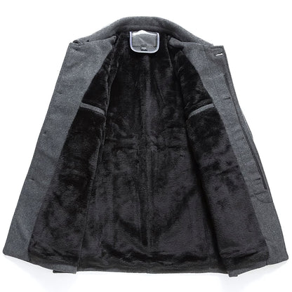 Brannik Denmark Short Wool Overcoat
